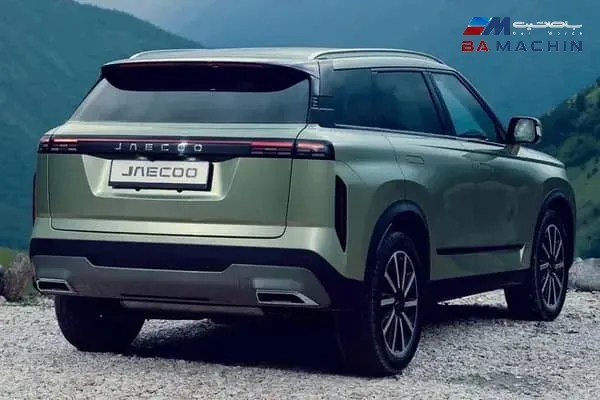 نمای عقب لوکانو L7 با طراحی هماهنگ و مدرن