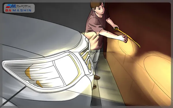 نکات مهم برای تنظیم چراغ خودرو در خانه