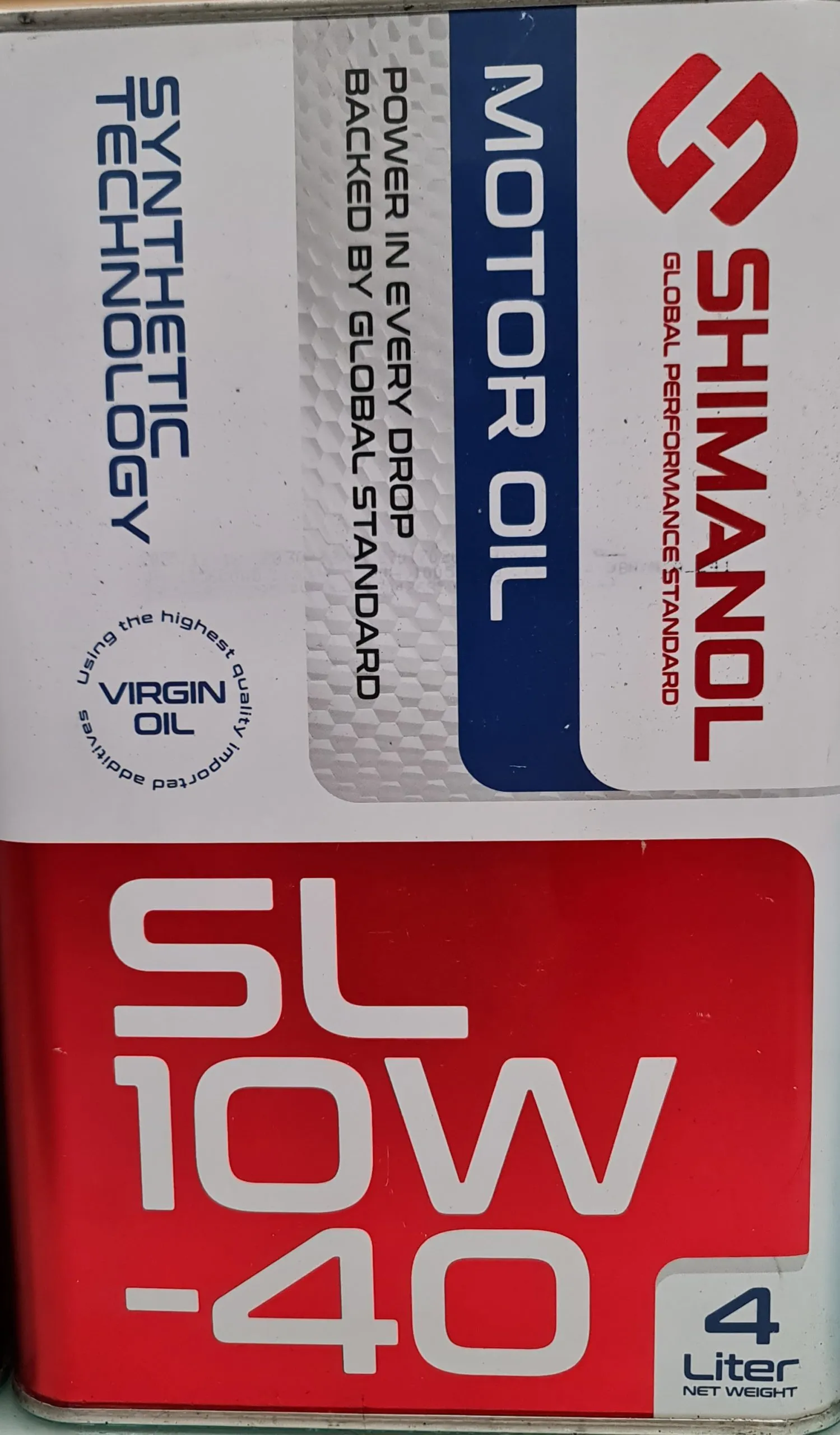 روغن موتور شیمانول 10W40 SL چهار لیتری