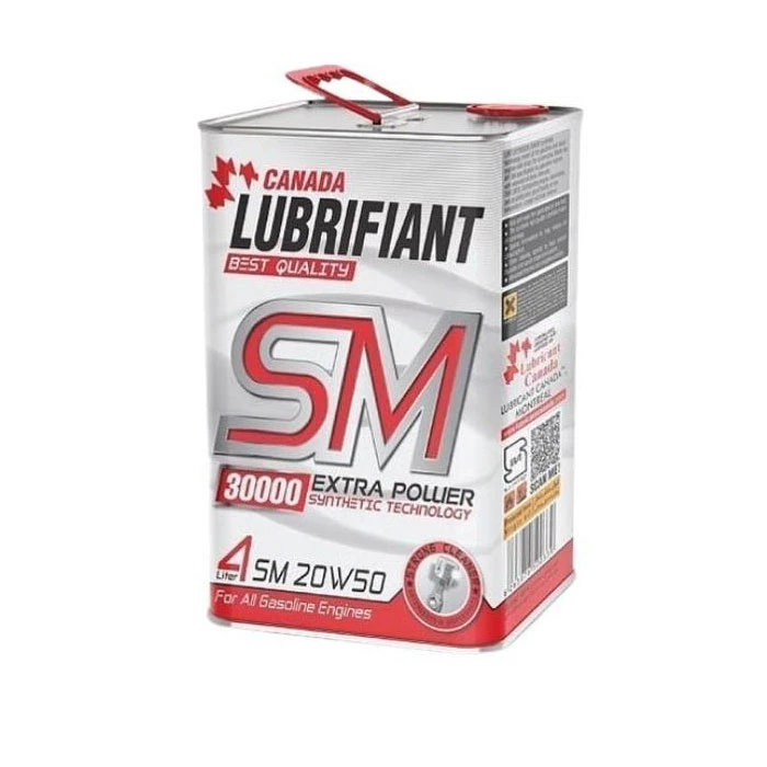 روغن موتور لوبریفنت کانادا 30000 نیمه‌سنتتیک 20W-50 API SM  