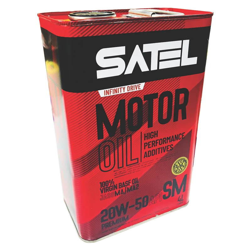 روغن موتور ساتل 20W-50 API SM تمام‌سنتتیک 