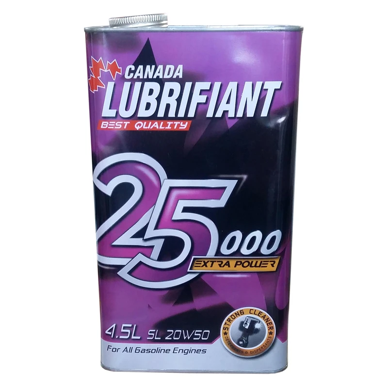روغن موتور لوبریفنت کانادا 25000 20W-50 API SL 